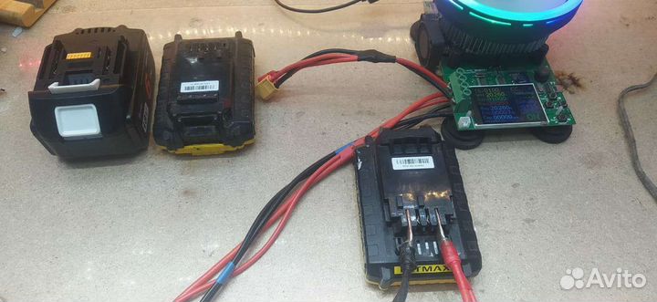 Замер ёмкости аккумулятора Li-ion