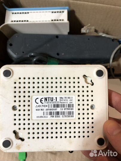 Точка доступа Абонентский терминал gpon ONT NTU-1
