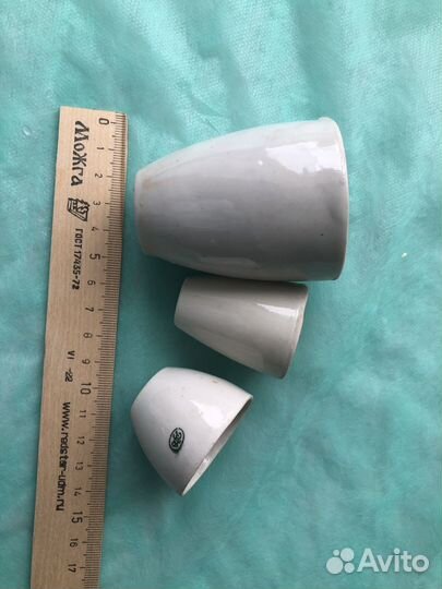 Фарфоровые чашки тигли