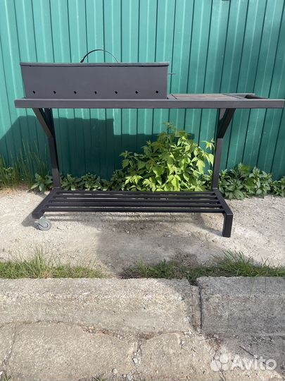 Мангал передвижной Лофт