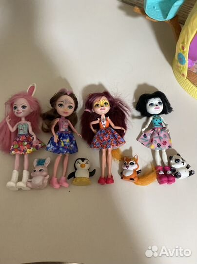 Набор кукол enchantimals и большой домик