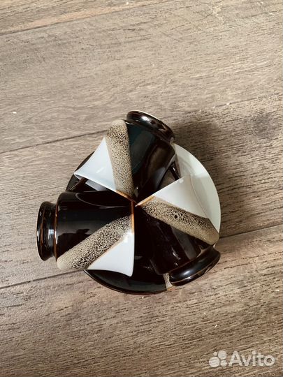 Кофейный сервиз, набор чашек с блюдцами