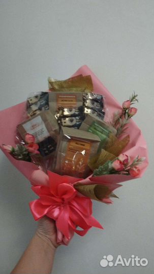 Чайный букет/Чайный букет из чая и конфет