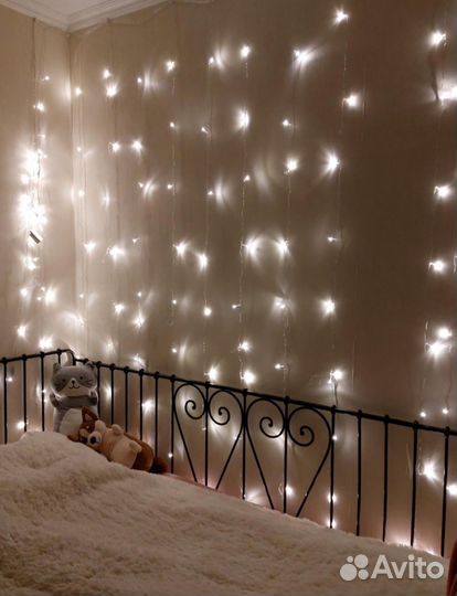 Гирлянда-штора 3*3 новая