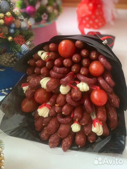 Мужской колбасный букет, мясной букет