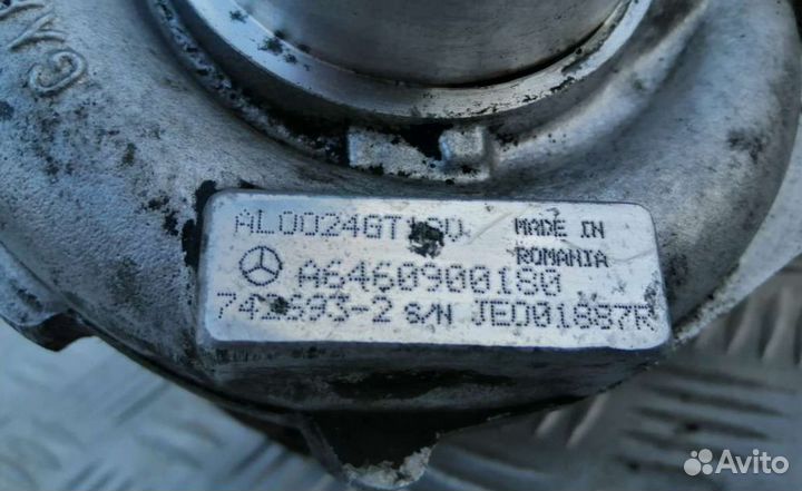 Турбина mercedes C W203 2.2 CDI A6460900180