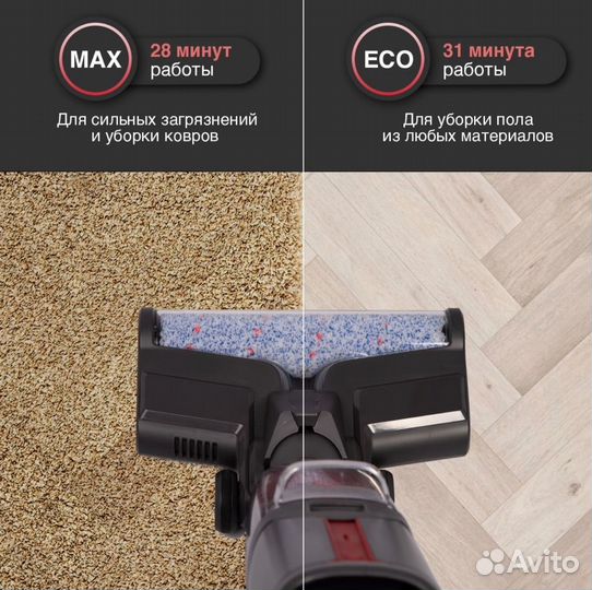 Моющий беспроводной вертикальный Atvel F16