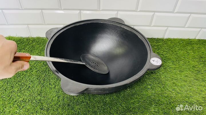 Казан чугунный с крышкой