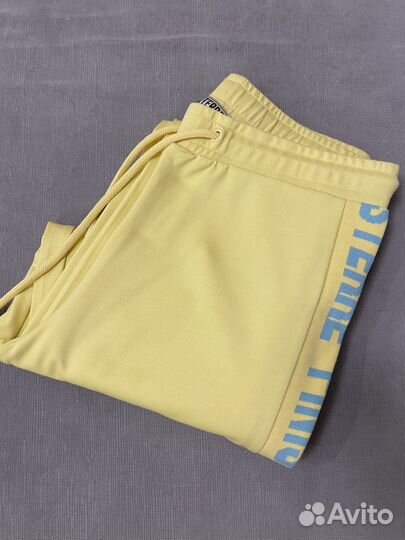 Спортивный костюм женский желтый свитшот и брюки