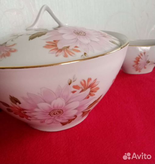 Набор супница+ соусник Дулево