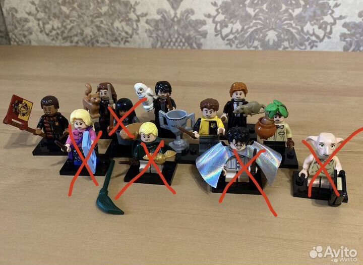 Lego минифигурки гарри поттер