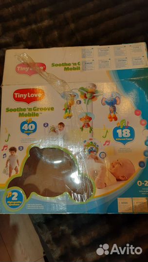 Музыкальный мобиль на кроватку tiny love