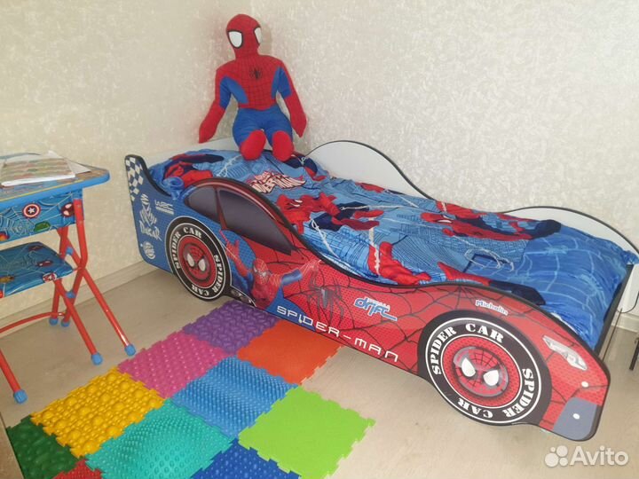 Кровать машина Человек паук