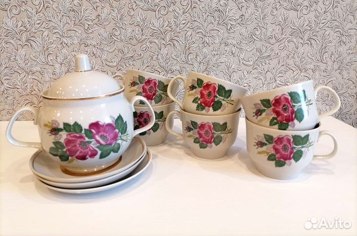 Чайный сервиз СССР, винтаж