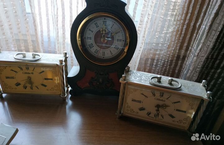 Настольные часы винтаж цена за все