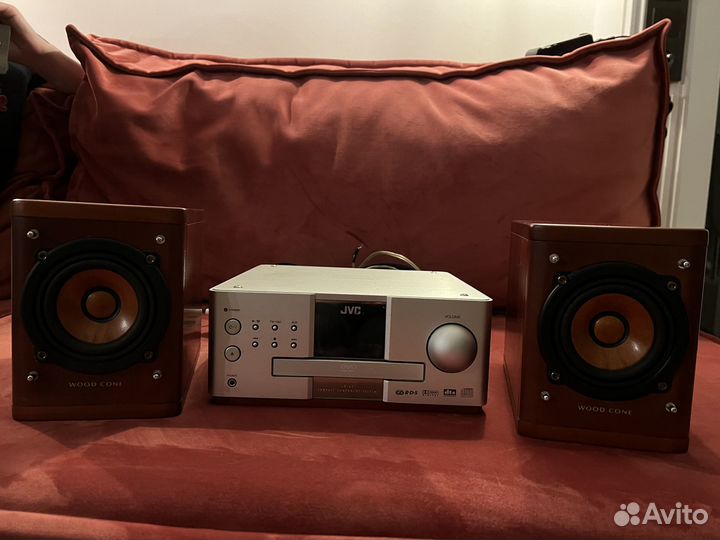 JVC DVD ресивер CA-EXA1 с деревянными колонками