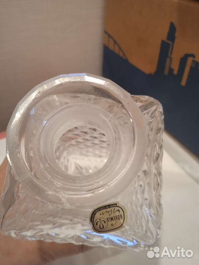 Штоф хрустальный богемия