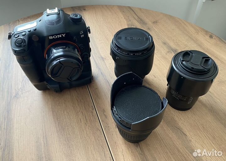Sony a99, slt a99 с объективами