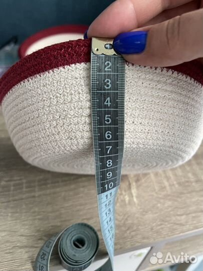 Корзина из хлопкового шнура