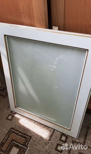 Рамка окрашенная с золотой патиной