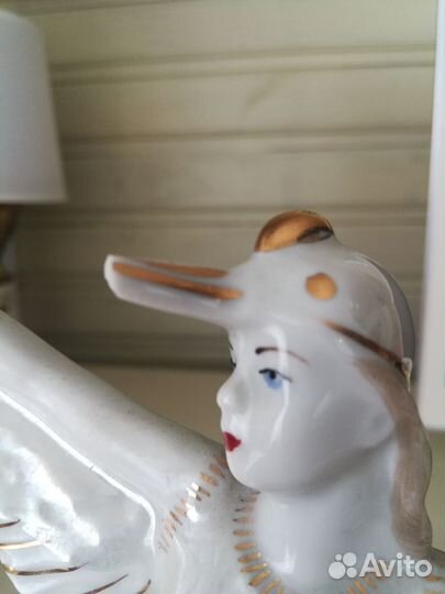 Балерина - аист фарфоровая статуэтка СССР