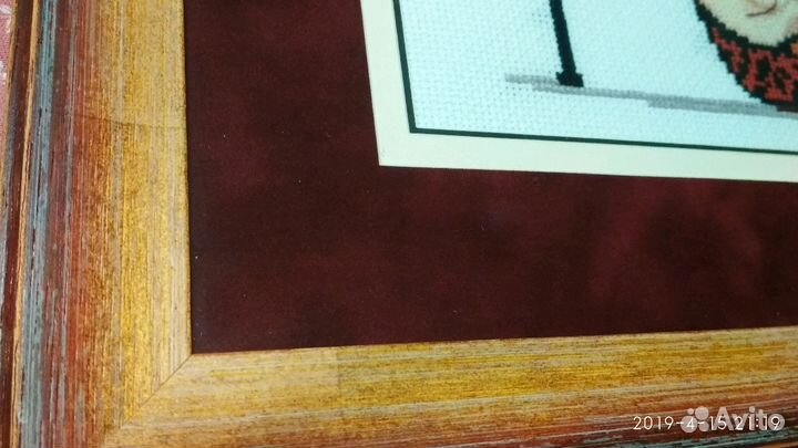 Вышивка. Ручная работа. Размер 41*37см