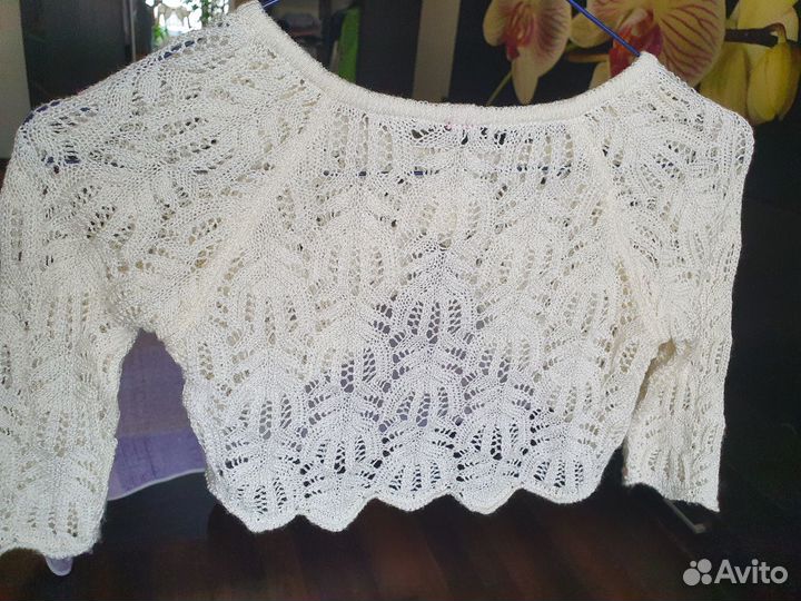 Кружевное болеро для девочки