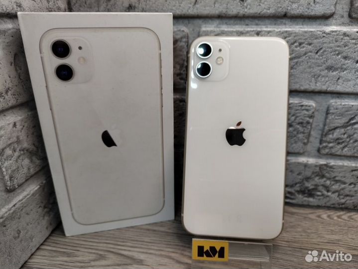 Смартфон Apple iPhone 11 4/128 гб, Dual nano SIM,Б