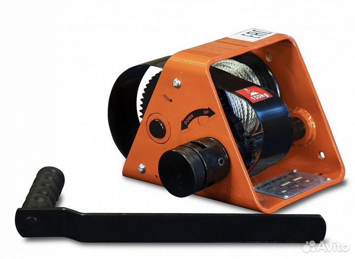 Лебедка ручная GR-500 г/п 500кг, длина троса 25м