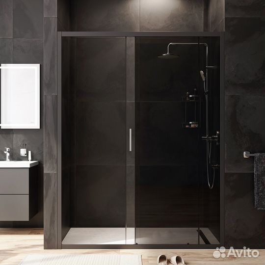 Душевая перегородка с дверью 150x195 AM.PM Gem W90