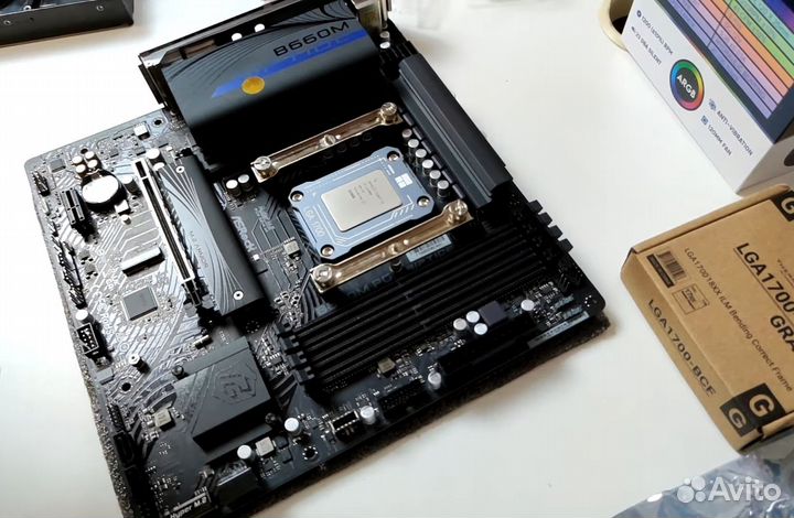 Комплект i5 12490f+b660 riptide+16gb ddr4 4133mhz