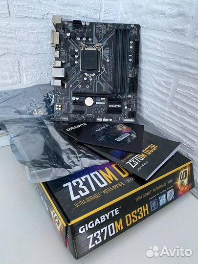 Материнская плата gigabyte z370m ds3h
