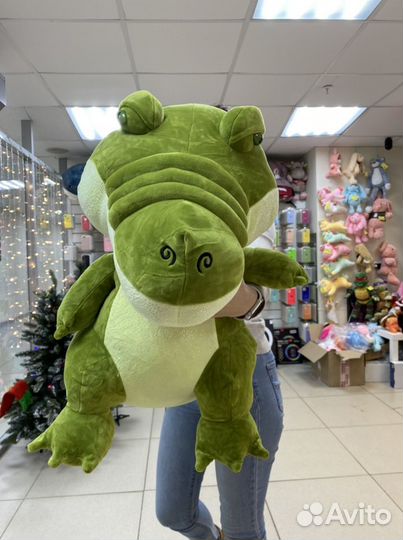 Мягкая игрушка акула / авокадо / крокодил / стич