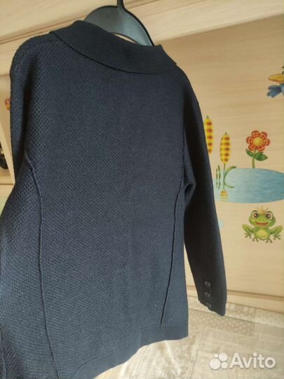 Вязаный пиджак/кардиган на мальчика 146 размер