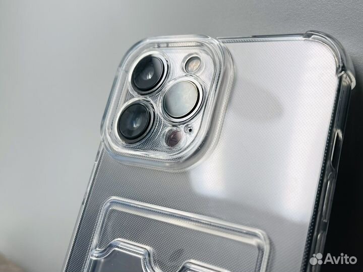 Чехол с кармашком на iPhone 11 / 12 / 13 / 14