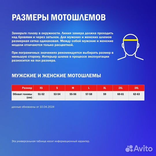 BY city Roadster R.22.06 Full Face Helmet Синий