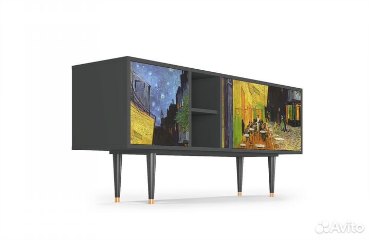 Тв-тумба T5 - Антрацит - Café Terrace AT Night