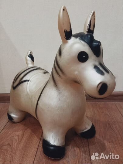 Надувной ослик – попрыгун «Зебра»