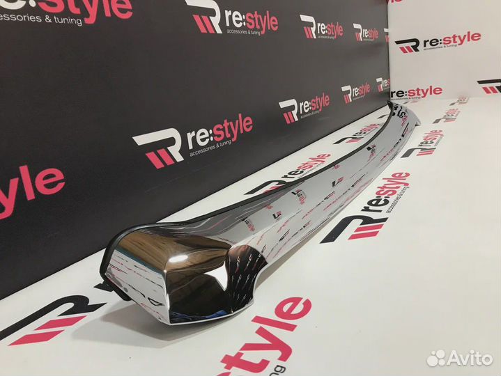 Молдинг капота Prado 150