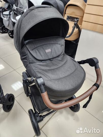 Коляска 3 в 1. Люкс мом 808. Чёрный