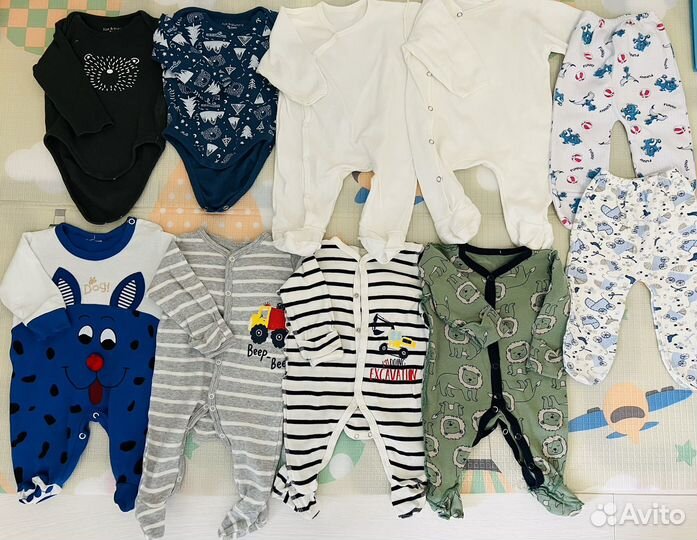 Продам детские вещи пакетом(новорожденный) 56-68рр