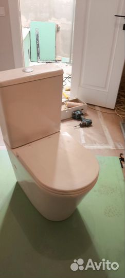 Унитаз напольный новый