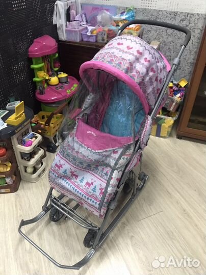 Коляска санки