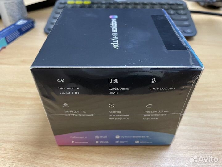 Умная колонка VK Капсула Мини, Новая (+подписка)