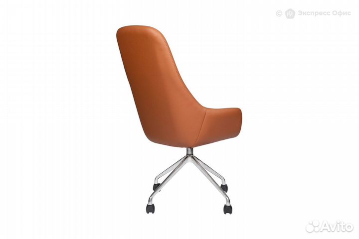 Кресло офисное мг-24 А хром паук 4 луча