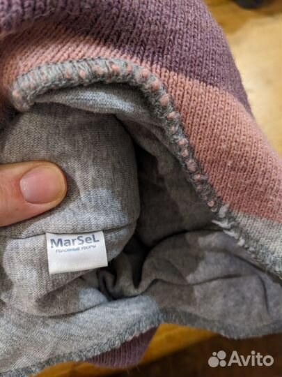 Шлем зимний для девочки