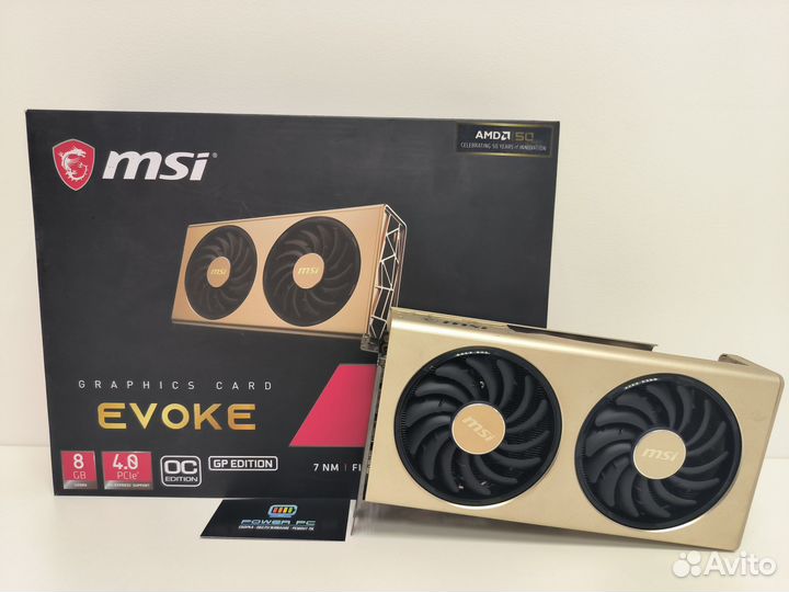 Видеокарта MSI RX 5700 OC GP Gold Edition