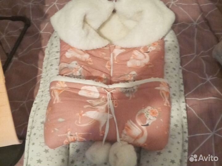 Шезлонг для новорожденных бу