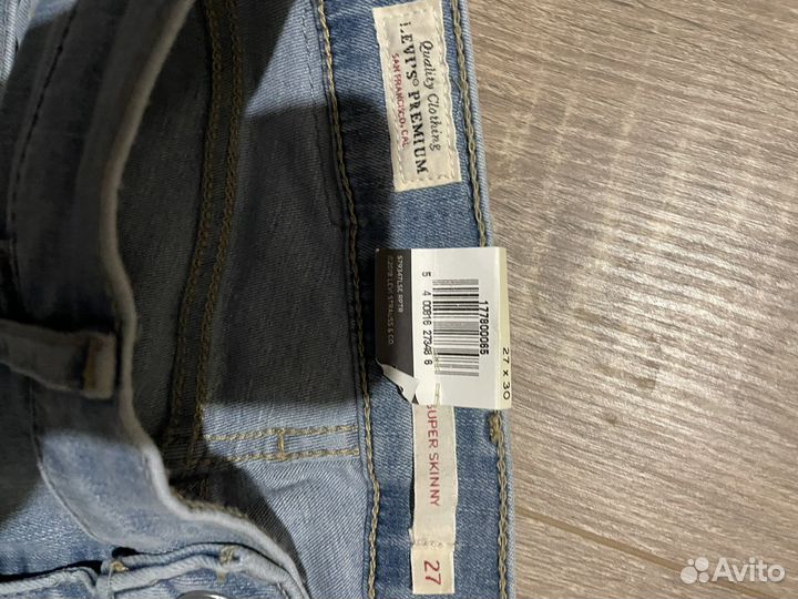 Джинсы левис женские 710