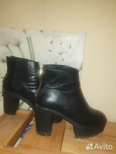 Ботильоны натуральная кожа 38